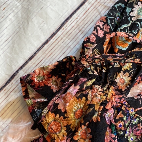 NWT Ted Baker Hendria Floral Mini Dress with Ruffle Details sz 0 - Picture 9 of 16